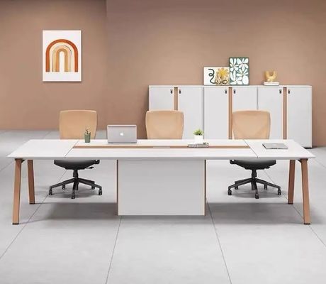 Mobiliário de escritório modular de madeira moderna Mesa 2 Cubicle de 4 pessoas Estação de trabalho Gerente Escritório de pessoal