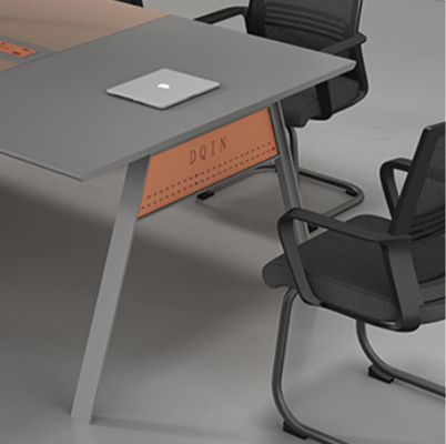 Moderno Rectângulo Simples Mesa de Reunião de Madeira Longa Mesa de Reunião de Negociação Sala de Escritório Grande Sala de Reuniões Mesa de Conferência