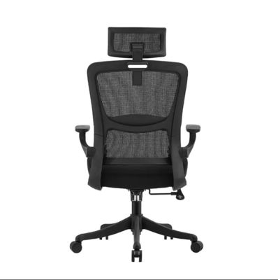 Cadeira de escritório ergonômica com suporte lombar Cadeira de escritório giratória executiva de malha preta