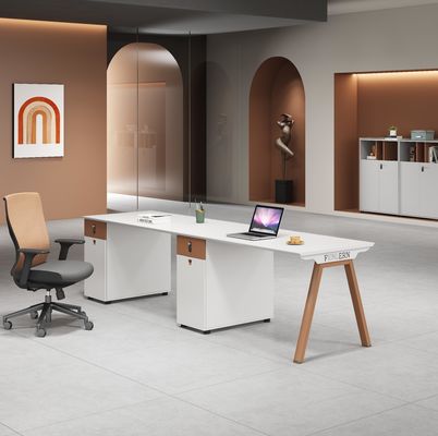Estação de trabalho de escritório moderna de plano aberto Mesa de escritório de escritório