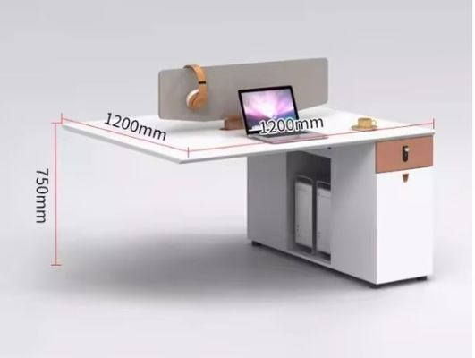 Estação de trabalho de escritório moderna de plano aberto Mesa de escritório de escritório