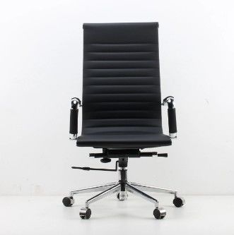 High End High Back Leather Executive Manager Cadeiras de escritório ergonômicas ajustáveis em altura