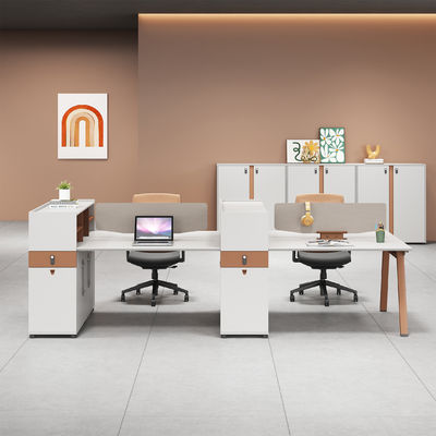 Moderno 2 4 6 Pessoas Escritórios Escritório Cubicle Estação de trabalho Mesa aberta Móveis de escritório modular Estação de trabalho Mesa