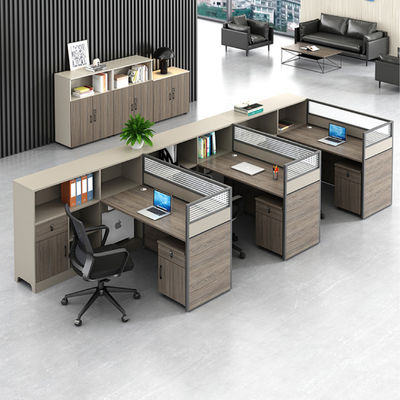 Modelo Modular Moderno Cubicle Escritório Moderno Divisão Desk Workstation