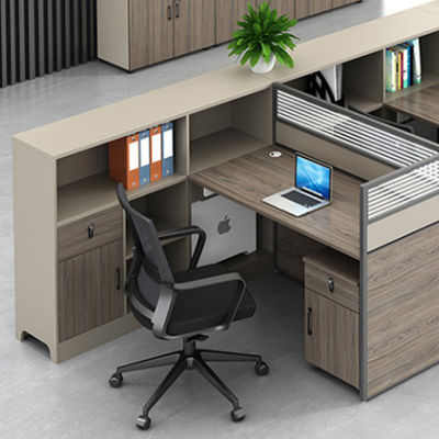 Modelo Modular Moderno Cubicle Escritório Moderno Divisão Desk Workstation