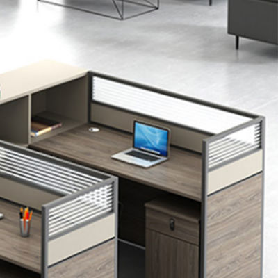 Modelo Modular Moderno Cubicle Escritório Moderno Divisão Desk Workstation