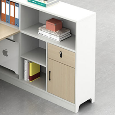Escritório de escritório de tela moderna e simples de escritório e cadeira combinação de 2 pessoas Cubicle modular de madeira Escritório Estação de trabalho