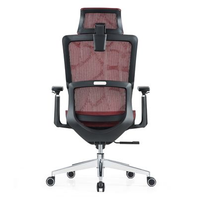 Suporte lombar Full Mesh Luxury Mesh With Headrest Comodidade de tecido ajustável Cadeira de escritório ergonômica