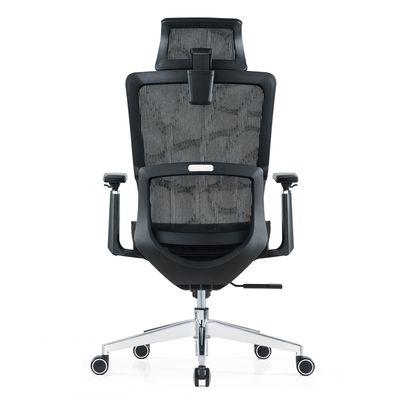 Suporte lombar Full Mesh Luxury Mesh With Headrest Comodidade de tecido ajustável Cadeira de escritório ergonômica