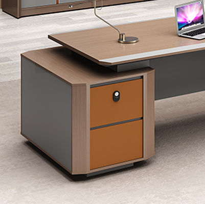 Mobiliário de escritório moderno Mesa de escritório Mesa executiva Gerente de mesa de escritório em forma de L Mesa Mdf