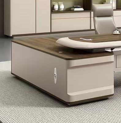 Modern Large Office Desk With Chair Manager Table Chefe Executivo Mesa