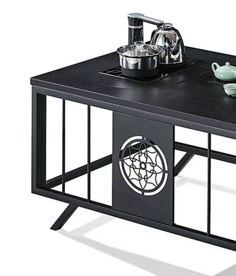 Mesa de café de escritório luxuosa mesa de rock mesa de chá simples mesa de chá de escritório com chaleira