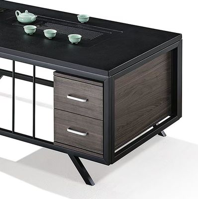 Mesa de café de escritório luxuosa mesa de rock mesa de chá simples mesa de chá de escritório com chaleira