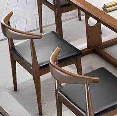 Mesa de chá de mármore Mobiliário de escritório Recepção Mesa de chá Recepção de escritório Combinação com 5 cadeiras