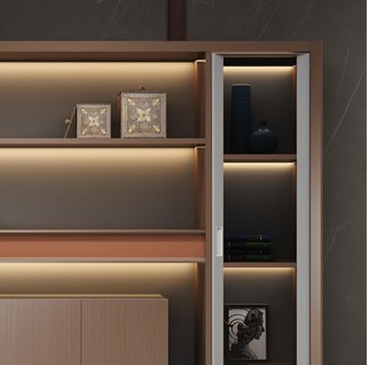 CEO Escritório Decorações do quarto Armazenamento Armazém de livros Madeira Mdf Moderno Estante de livros Arquivo da biblioteca