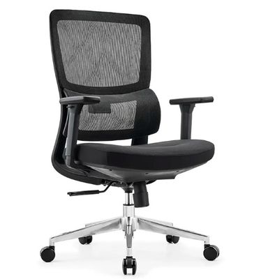Cadeira de escritório de malha ergonômica transpiravel com altura ajustável