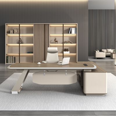 Fábrica de móveis comerciais Custom High-end Design moderno L Forma Diretor Gestor Chefe Executivo Escritório Escritório