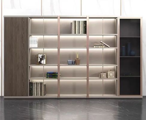 Fábrica Hot New Mobiliário comercial Escritório Large Bookshelf Mfc Arquivo de armazenamento Gabinete de escritório