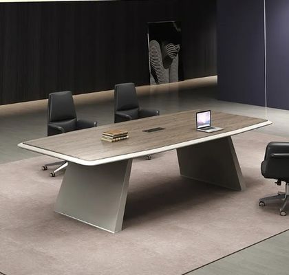 Furniture de escritório moderno simples Negociação retangular Sala de reuniões de conferências Mesa
