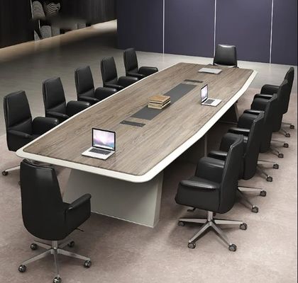 Furniture de escritório moderno simples Negociação retangular Sala de reuniões de conferências Mesa