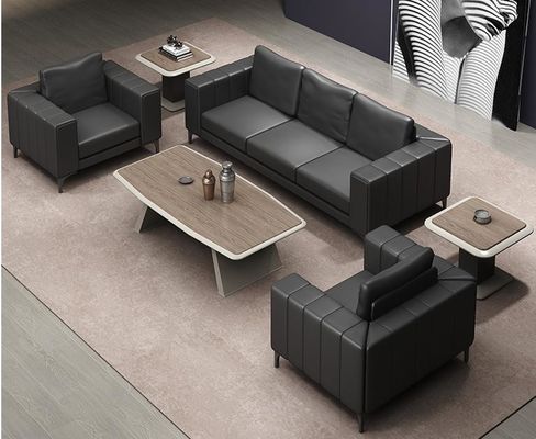 Mobiliário de escritório Sofá moderno Centro de mesa Conjunto Mdf Mesa de chá de madeira Mesa de café