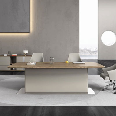 Negociação moderna Sala de reuniões Mesa de escritório Mesa de recepção Sala de negociação Mesa de reunião de madeira