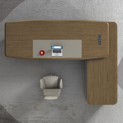 Venda por grosso Diretor Executivo Mesa de escritório Executivo Madeira Design de escritório moderno de luxo Mobiliário de escritório Contemporâneo