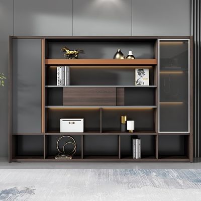 Armazém de arquivos de mobiliário de design moderno com gaveta Armazéns de arquivos de madeira Armazém de armazenamento Equipamento de escritório