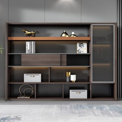 Armazém de arquivos de mobiliário de design moderno com gaveta Armazéns de arquivos de madeira Armazém de armazenamento Equipamento de escritório
