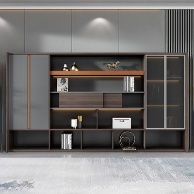Armazém de arquivos de mobiliário de design moderno com gaveta Armazéns de arquivos de madeira Armazém de armazenamento Equipamento de escritório