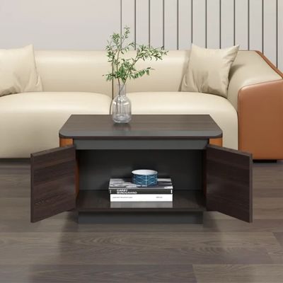 Minimalista sob medida Madeira Quadrado Armazenamento Sala de estar Luxo Modernas Mesa de Café
