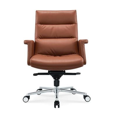 Luxo Moderno Ajustável Gerente Executivo Alta Qualidade Ergonômica Real De Couro Alegre