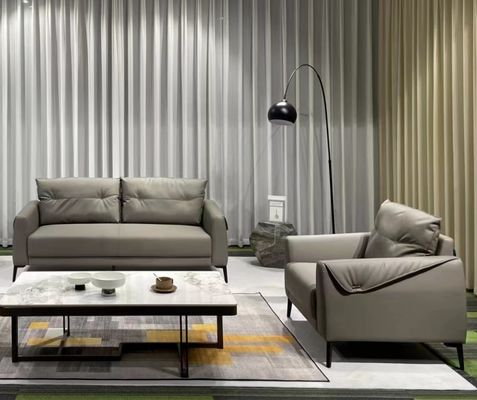Modern Office Double Reception Sofa De Couro Conjunto Esponja De Alta Resiliência Couro De Alta Qualidade Ideal Para Reuniões De Negócios