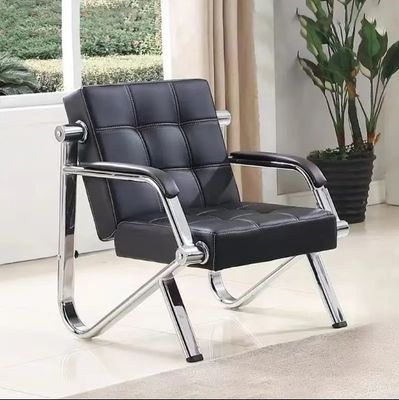 Salão de beleza moderno Salão de Spa Sala de espera Sofá Conforto 3 lugares Sofá de escritório Sofá de recepção de couro Sofá Sofá