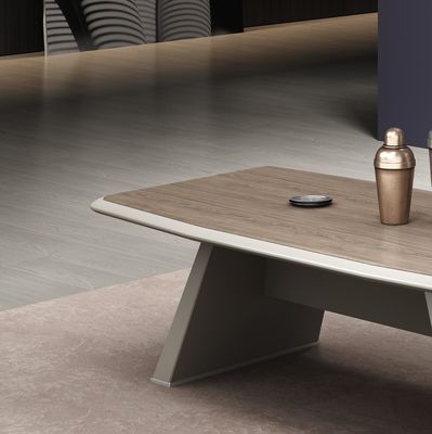 Mobiliário de escritório Sofá moderno Centro de mesa Conjunto Mdf Mesa de chá de madeira Mesa de café