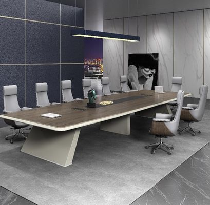 Furniture de escritório moderno simples Negociação retangular Sala de reuniões de conferências Mesa
