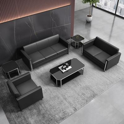 Mobiliário de escritório de luxo minimalista Sofá de escritório único Estilo de tendência Mobiliário de escritório comercial Sofá comercial