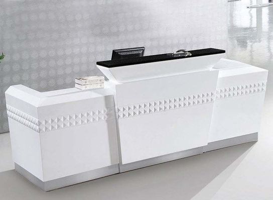 Novo Design Popular Luxury Minimalista Recepção de Mármore Mesa para Escritório Mesas Fronteiras