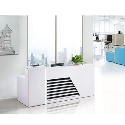 Novo escritório moderno balcão mesa mobiliário de escritório design recepcionista mesa