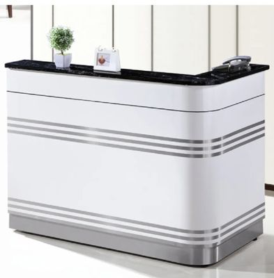 Mobiliário moderno de estilo minimalista e de baixo custo Escritório de recepção Mesa de balcão Mesa de recepção