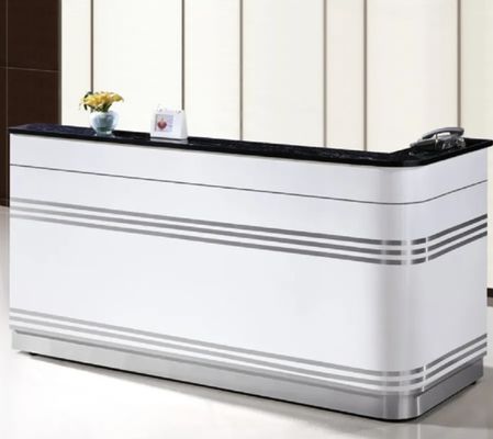 Mobiliário moderno de estilo minimalista e de baixo custo Escritório de recepção Mesa de balcão Mesa de recepção