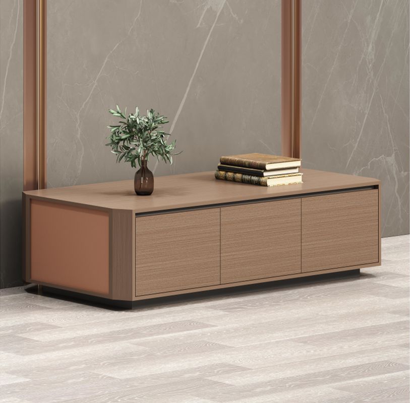 Luz Luxo Rectangular Mesa de Café Sala de estar Prata de Rocha Preta Mesa de Chá Mesa de Chá Simples Combinação de Cadeira de Couro