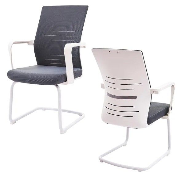Suporte Lumbar em malha Ergonômica Cadeira de sala de espera do convidado do visitante Cadeira de reunião de escritório