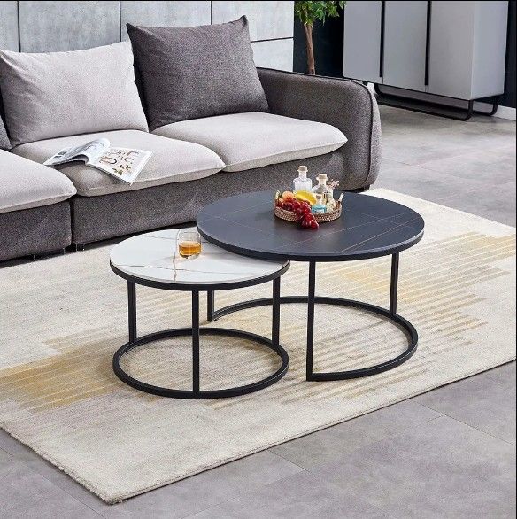 Mobiliário de escritório Mesas de café de estilo nórdico Mesa de café de madeira de mesa de chá de escritório