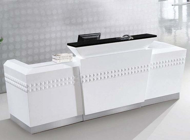 Novo Design Popular Luxury Minimalista Recepção de Mármore Mesa para Escritório Mesas Fronteiras
