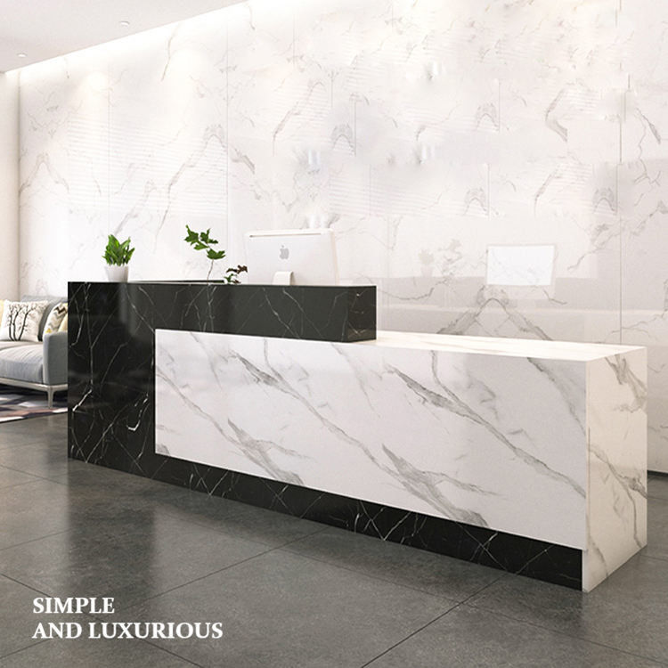 Edifício de escritórios da empresa, lobby do hotel, recepção, recepção, mobiliário de salão de beleza, recepção