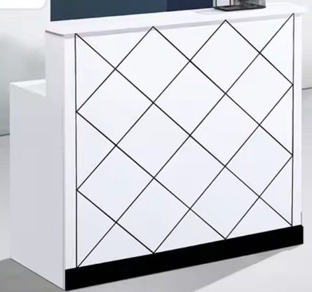 Loja de retalho Design de balcão de caixa Loja de roupas modernas Design de balcão de caixa Balcão de pagamento